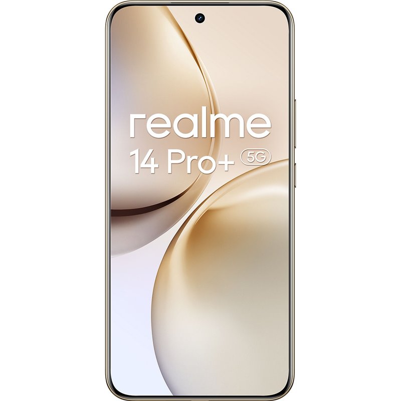 Realme 14 Pro+, 12+512 GB, 6.83 Pantalla, 3ra generación Qualcomm Snapdragon® 7s, 6000 mAh, 6000 mAh, blanco