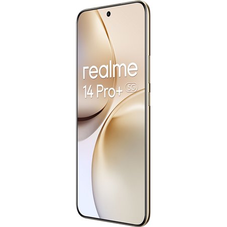 Realme 14 Pro+, 12+512 GB, 6.83 Pantalla, 3ra generación Qualcomm Snapdragon® 7s, 6000 mAh, 6000 mAh, blanco