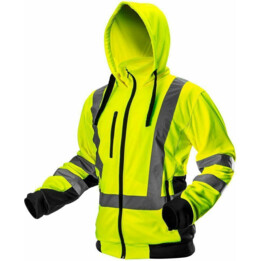 High visibility work jacket, yellow, size S