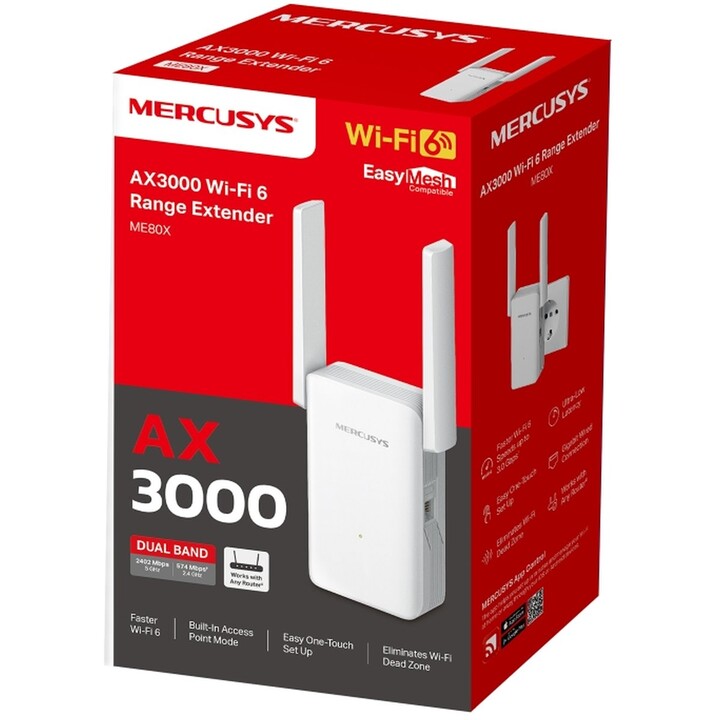 EXTENSOR DE ALCANCE WRL 3000MBPS/ME80X MERCUSYS