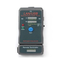 Tester per cavi RJ45 / RJ11 / USB / NCT-2