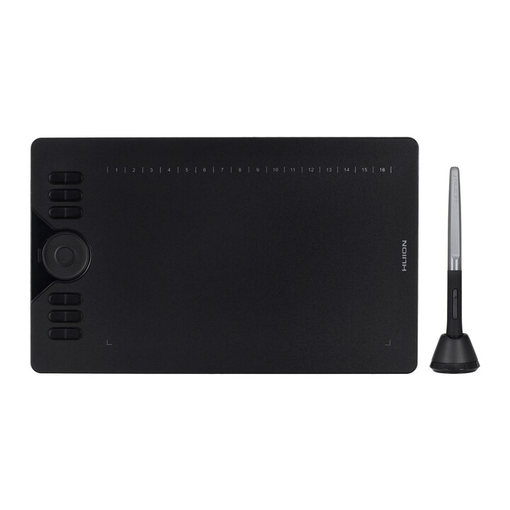 HUION HS610 tablette graphique 5080 lpi 254 x 158,8 mm USB Noir