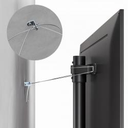Soporte de suelo Maclean para TV, 32-70", max. VESA 400x400, máx. 40kg, MC-494