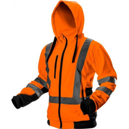 Jaqueta de trabalho de alta visibilidade, laranja, tamanho m