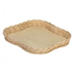 LA PORCELLANA BIANCA MIDOLLINO Wicker Snack Tray Basket