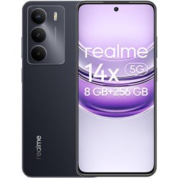Realme 14x 5G Smartphone, 8+256GB, 120Hz Eye Comfort Display, 50MP Camera, 5000mAh, Octa-Core, Black