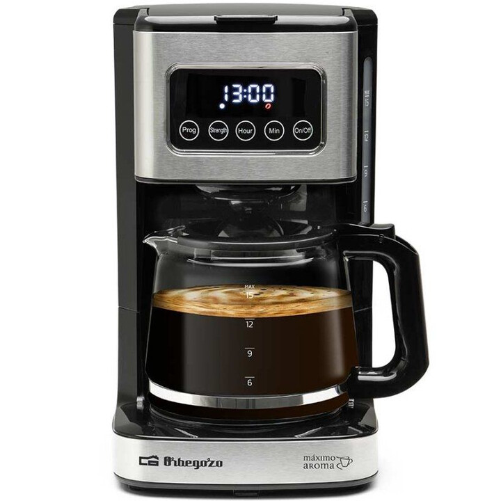 Orbegozo CG 6015 Drip Coffee Maker/ 15 Cups/ Black