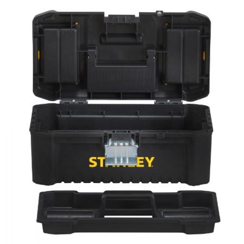 Stanley STST1-75521 pieza pequeña y caja de herramientas Metal, Plástico Negro, Amarillo