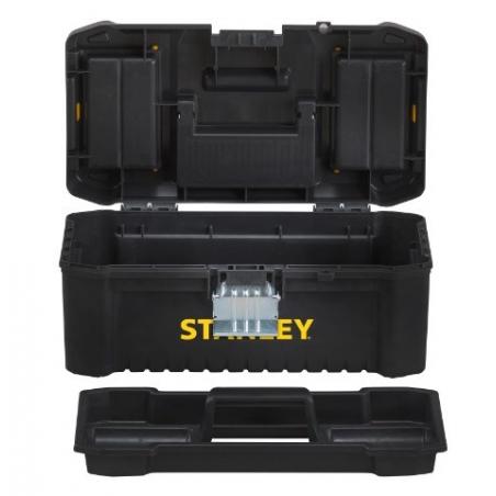 Stanley STST1-75521 pieza pequeña y caja de herramientas Metal, Plástico Negro, Amarillo