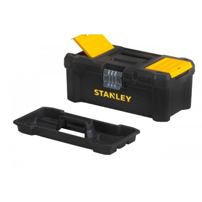 Stanley STST1-75521 pieza pequeña y caja de herramientas Metal, Plástico Negro, Amarillo