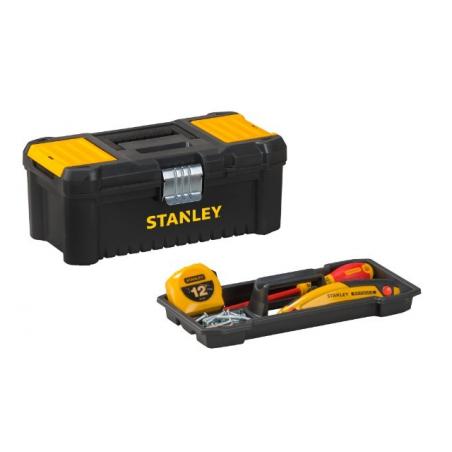 Stanley STST1-75521 pieza pequeña y caja de herramientas Metal, Plástico Negro, Amarillo