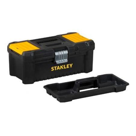Stanley STST1-75521 pieza pequeña y caja de herramientas Metal, Plástico Negro, Amarillo