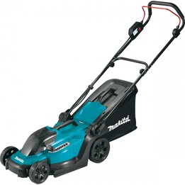 Makita DLM330ST Tosaerba Manuale Tosaerba Batteria Nero, Blu