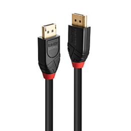 LINDY 41168 DisplayPort-Kabel 1.4 aktiv 7,5 m schwarz