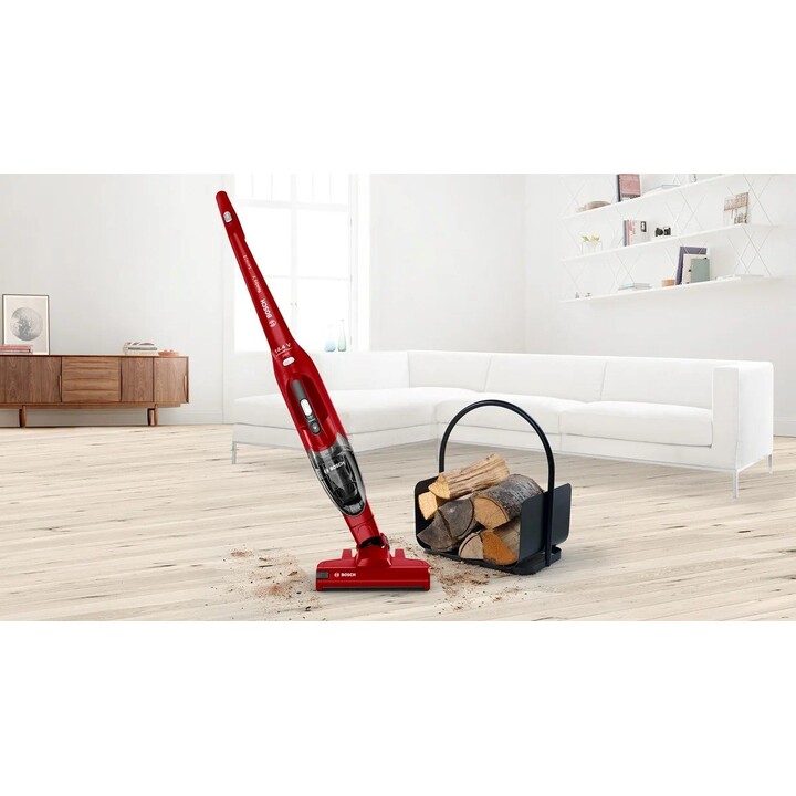 Bosch Serie 2 BBHF214R Aspirapolvere senza fili 2 in 1 Rosso