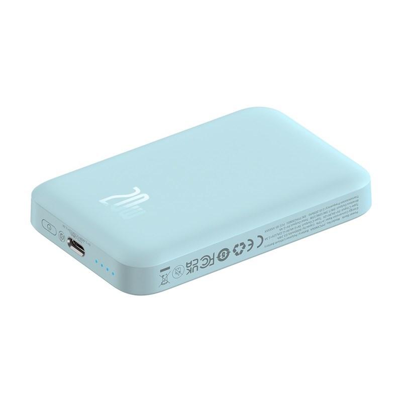 Baseus Magnetic Mini Air P10059002313-00 Batería de polímero de litio 6000 mAh Azul