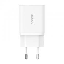 Baseus P10111404213-00 Cargador de red Cube USB-C / USB-A 30W Blanco