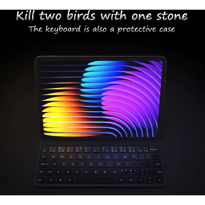 Xiaomi Pad 7 /7 Pro 11.2 Teclado con cubierta inteligente, blanco