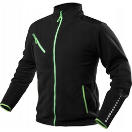 Arbeit Fleece Premium, Schwarz, Cordura -Verstärkung, Größe L