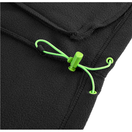 Trabajo premium de vellón, negro, refuerzos de cordura, tamaño XL