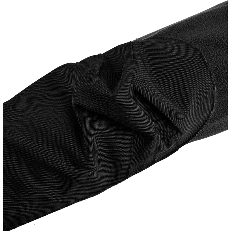 Trabajo premium de vellón, negro, refuerzos de cordura, tamaño XL