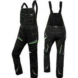 Pantalones de babero Premium Pro Work, tamaño L