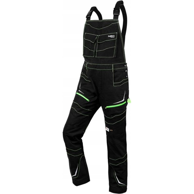 Pantalones de babero Premium Pro Work, tamaño L