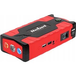 Jump Starter - Banque d'alimentation avec des fils de saut et du compresseur
