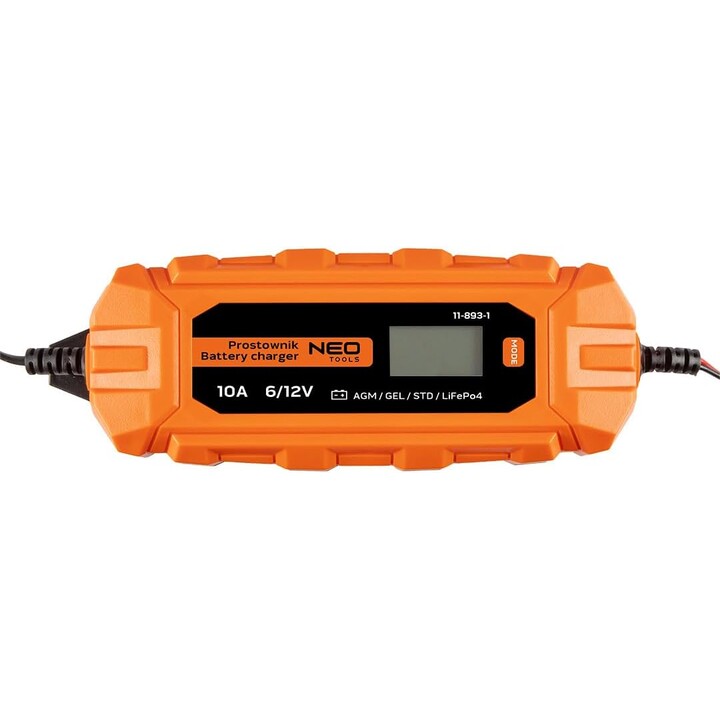 NEO Tools 11-893-1 automatic charger 10 A/160 W 3-200 Ah for batteries