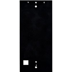 2N 9155062 IP Verso Series Intercom Mounting Backplate, 2 Modules, Black