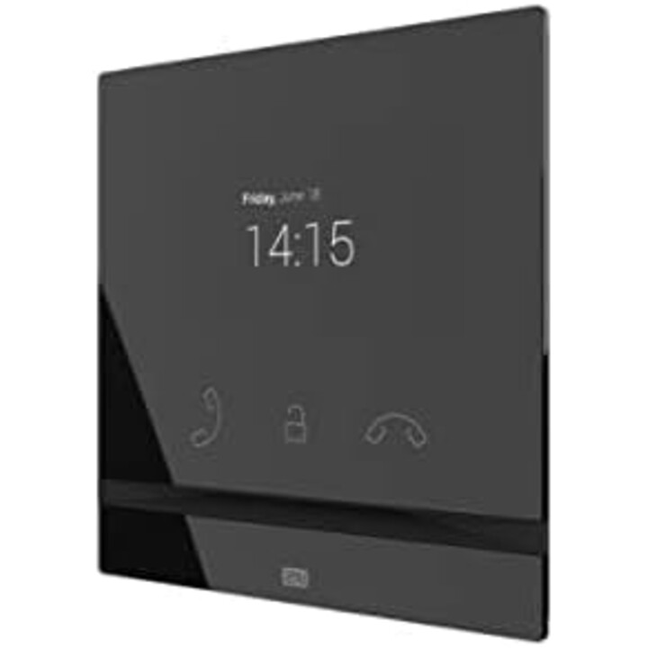 2n 91378501 Innen -Compact -Serie -Intercom Beantwortung Unit mit 4,3" Farbdisplay, 12VDC, Schwarz