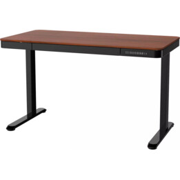 Scrivania elettrica regolabile in altezza ACTIVEJET 140x70 ET119W-C nero/noce