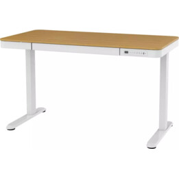 ACTIVEJET escritorio con ajuste eléctrico de altura 140x70 ET119W-C blanco/roble