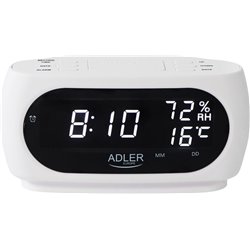 Adler d.C. 1186W, ANCHE CLOCCHIO CON Misurazione della data di umidità della temperatura