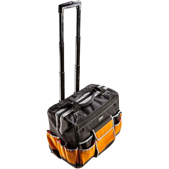 NEO TOOLS 84-302 Werkzeugtasche mit Rollen schwarz