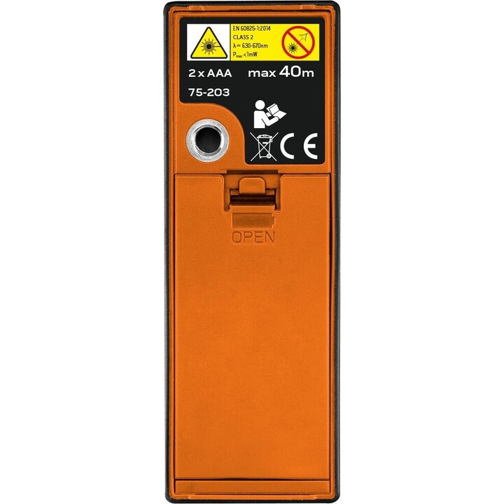 Laser Distancer, Range 40 M, touchscreen
