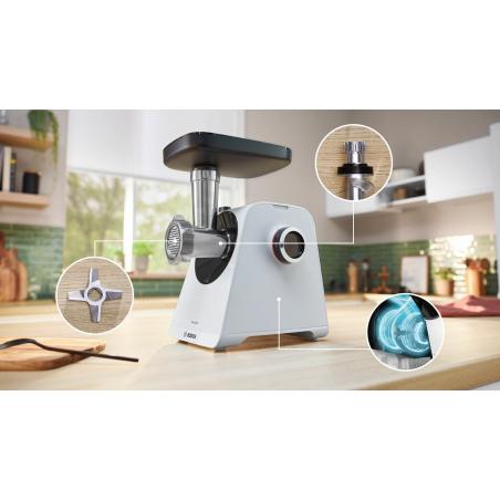 Bosch Serie 4 MFWS420W picadora 1900 W Blanco, Negro