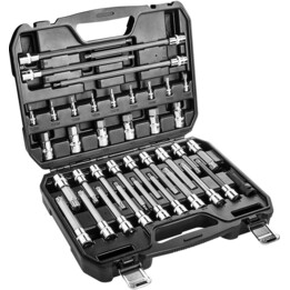 NEO TOOLS 08-710 inserti Torx 1/2, set da 38 pezzi