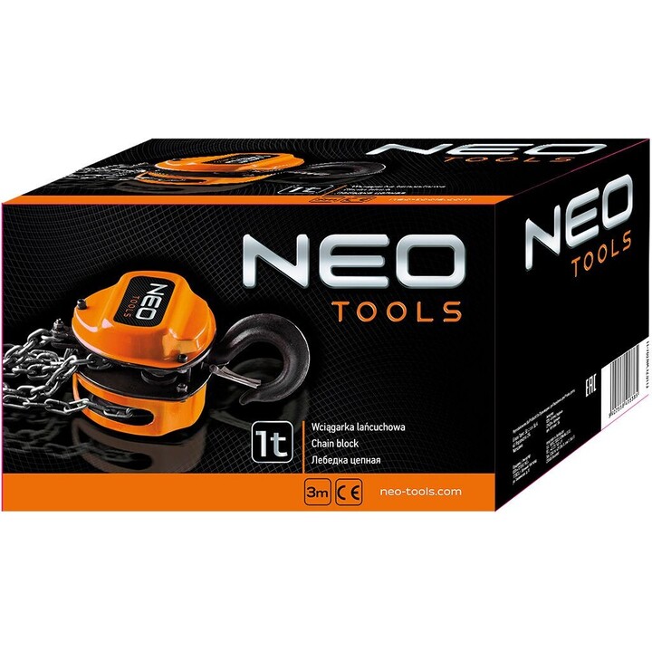Neo Tools 11-760 Chain block 1 t, 3 m