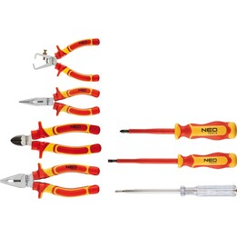 Neo Tools TOP-01-235, Set di pinze e cacciaviti, 7 pezzi