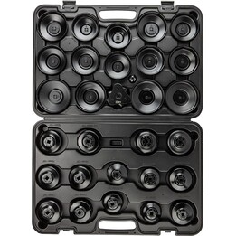 Neo Tools 11-242, set di chiavi per filtri olio a tazza, 30 pezzi