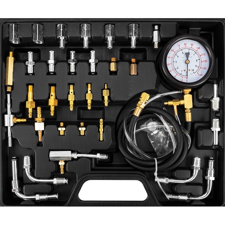Fuel injection injector pressure test set