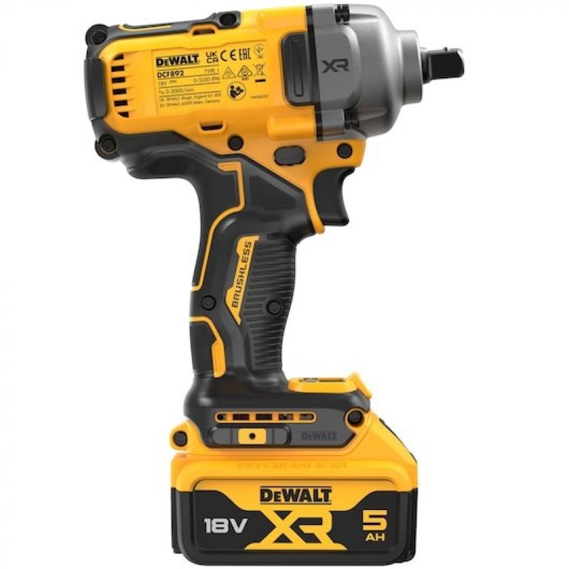 DeWALT DCF892P2T-QW destornillador eléctrico y llave de impacto 2000 RPM