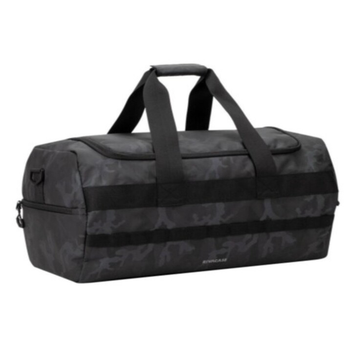 Bolsa de lona Rivacase 50L, azul marino camuflaje