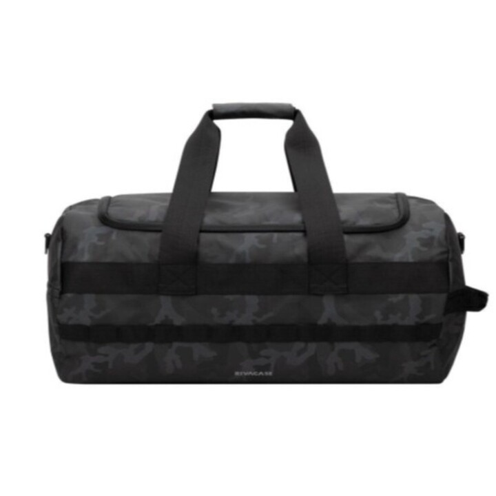 Rivacase 50L Canvas Bag, Navy Camo Blue