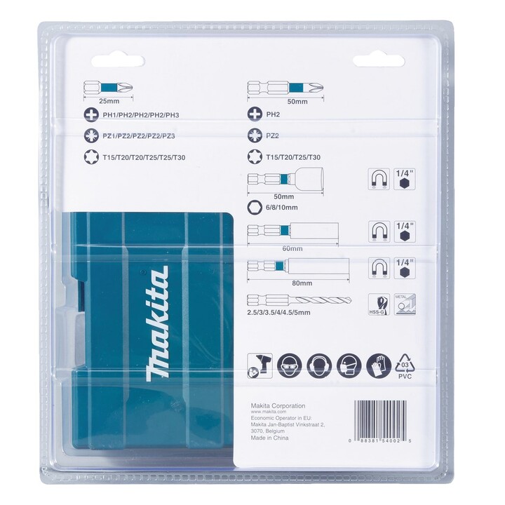 Makita B-66896 Bohrer Bohrerbit-Set