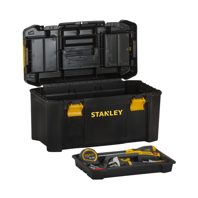 Stanley STST1-75520 pieza pequeña y caja de herramientas Polipropileno Negro, Amarillo