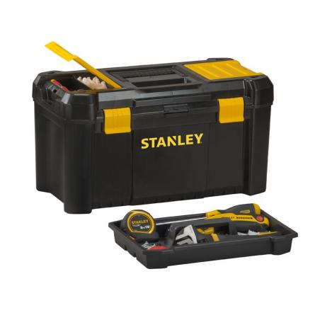 Stanley STST1-75520 pieza pequeña y caja de herramientas Polipropileno Negro, Amarillo