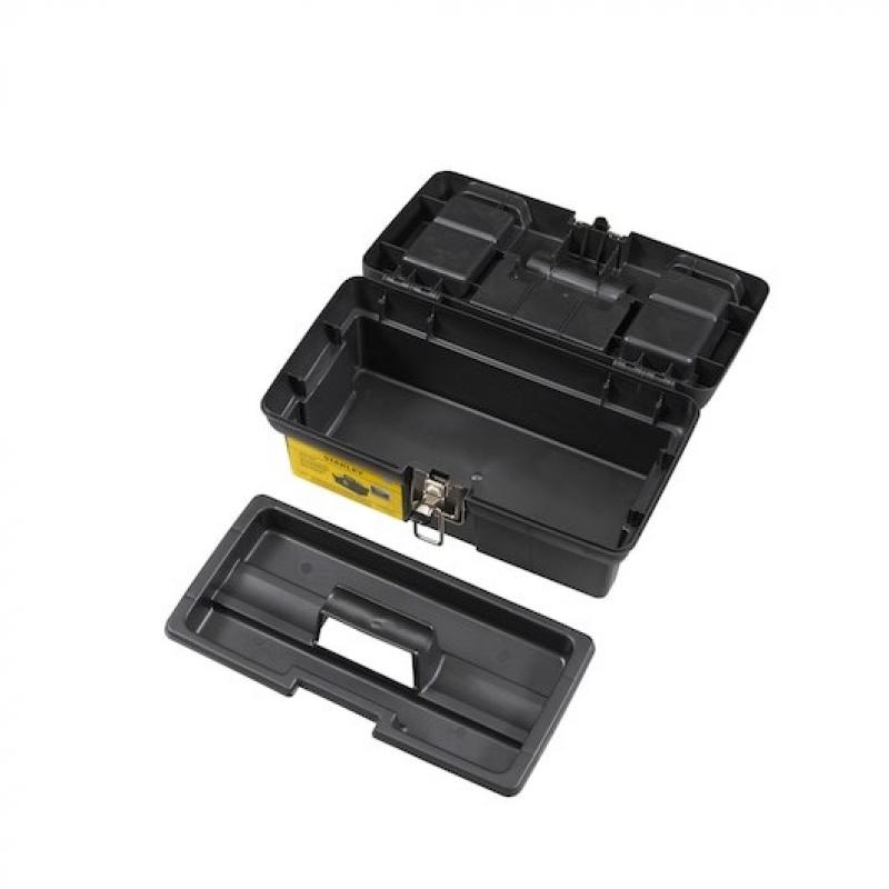 Stanley 1-92-066 pieza pequeña y caja de herramientas Plástico Negro