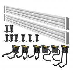 Stanley STST22000-1 soporte para almacenar herramientas de jardín Montado en pared Acero